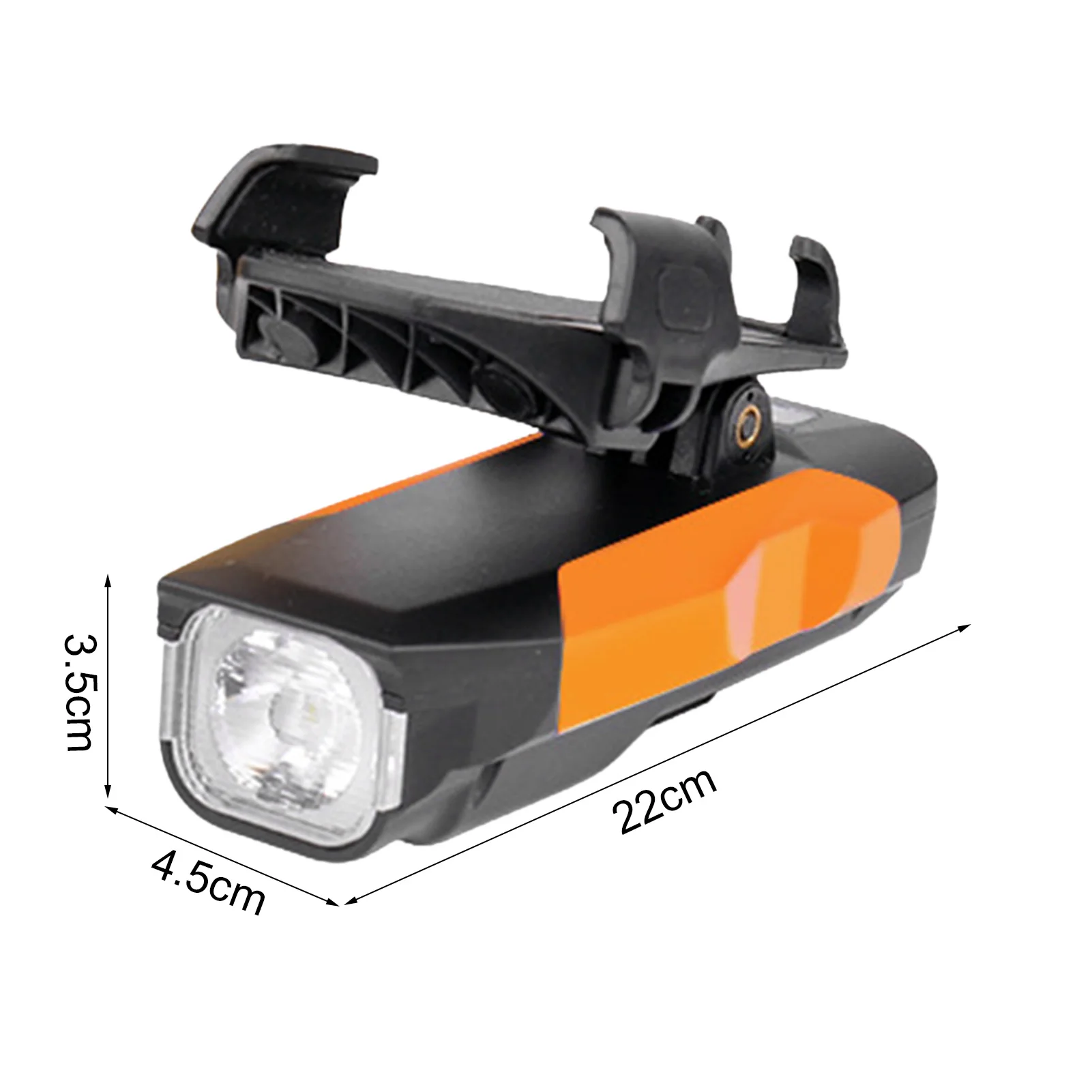 

4 In 1 Bike Light Waterproof MTB Bicycle Front Headlight With Phone Holder Power Bank Horn For Cycling Bike Accessories