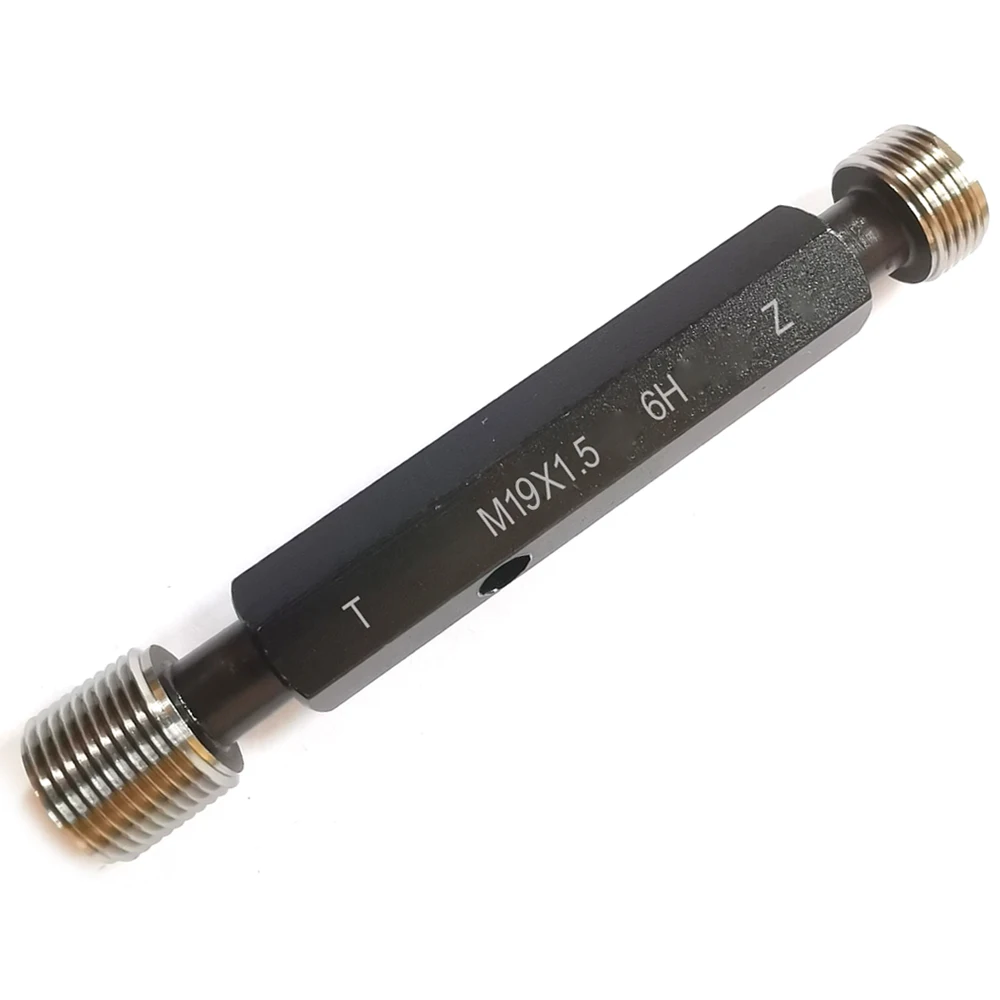 Измеритель заглушки с правой резьбой, 6H, манометры M19, M19X1, 5, M19X1, m19x0, 75, m19x0, 5 инструмент для проверки внутренней резьбы