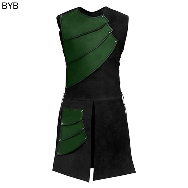 Средневековый военный воин солдат бронированный кожаный жилет для мужчин рыцарь