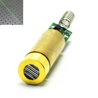 brass 532nm 10mw green laser diode module line beam w 3v 3 7v driver switch
