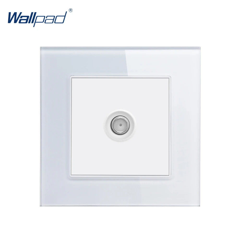 Розетка для спутникового телевидения Wallpad панель из хрустального стекла 110 250 В 10A