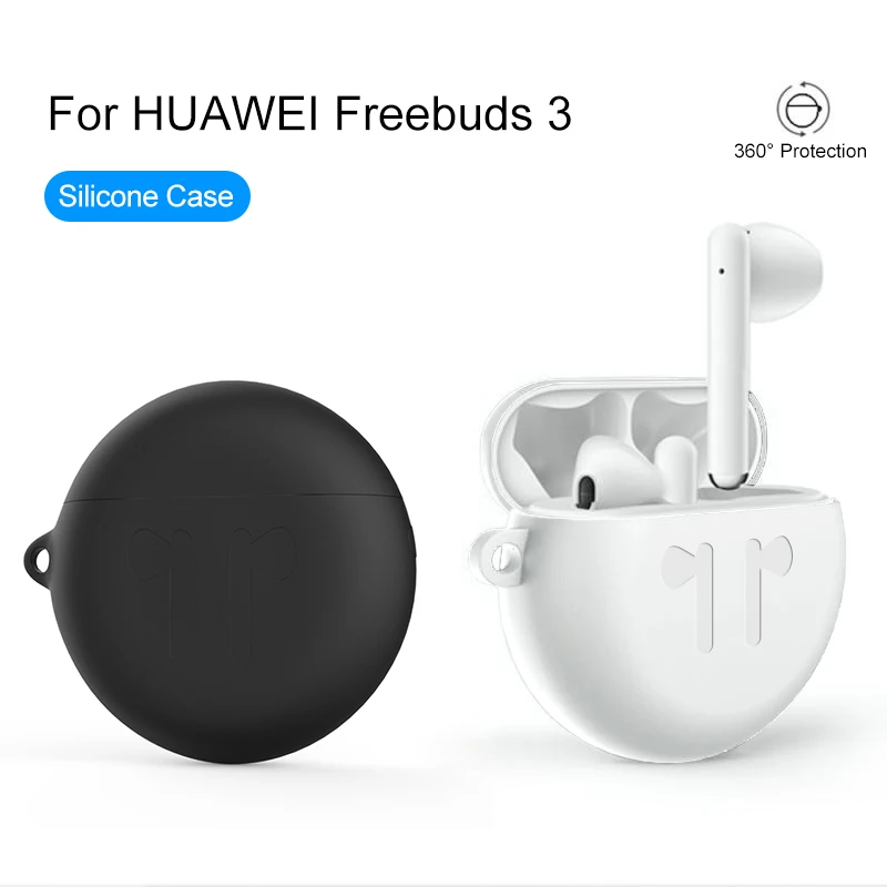 Чехол для huawei Freebuds 3 беспроводные наушники противоударный мягкий силиконовый