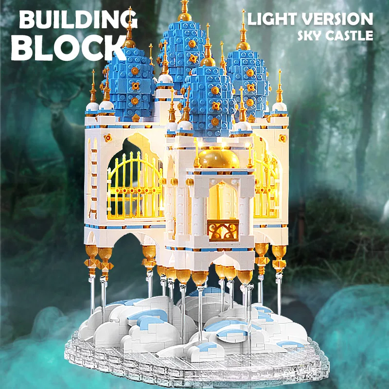 Молд King со светодиодный светильник уличные строительные игрушки MOC ботанический
