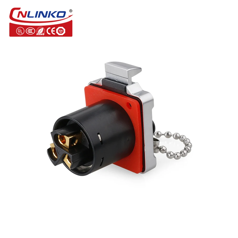 Промышленные силовые розетки 500 в 25 А винтовое соединение металлический штекер