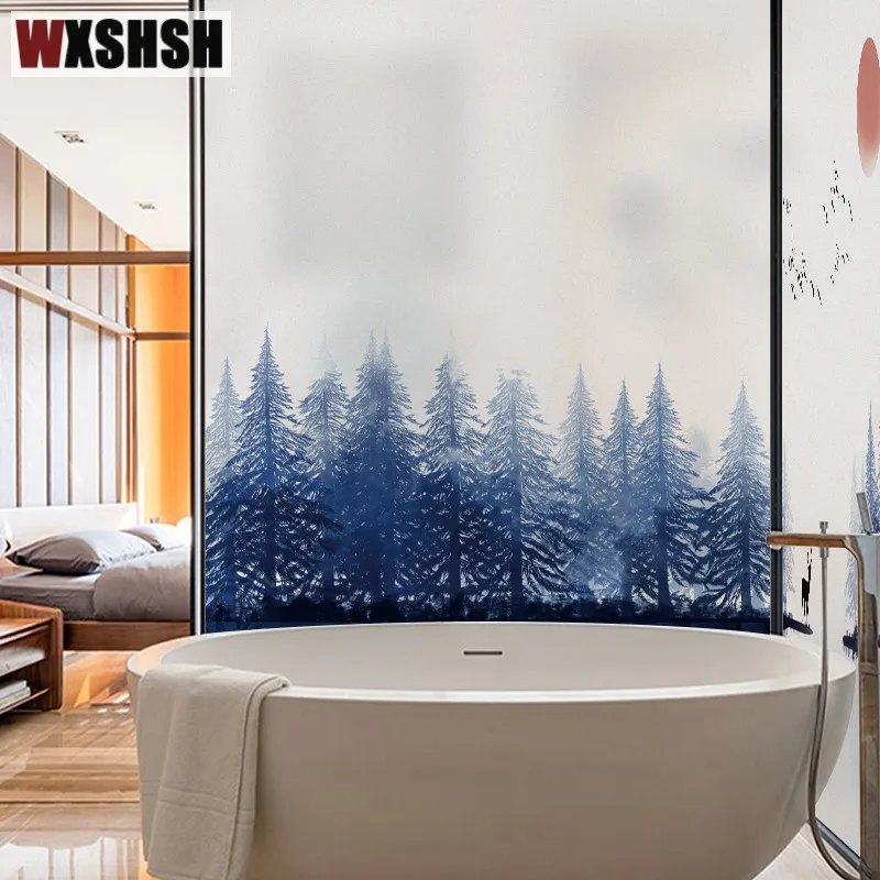 Статическая липкая оконная наклейка по индивидуальному размеру водостойкая