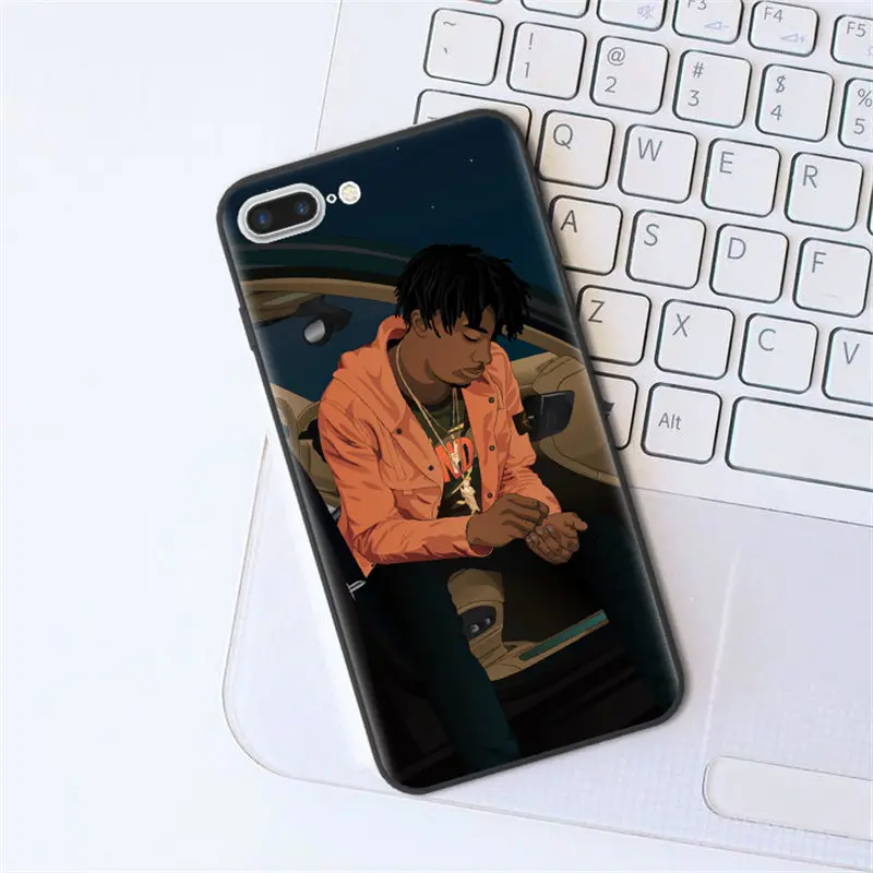 T6832 Rapper singer Playboi Carti Black Soft silicone TPU Phone Cases For iPhone X 5s 5 SE 6s 6 7 8 Plus XS Max XR Coque Back Cover - Цвет: T6832