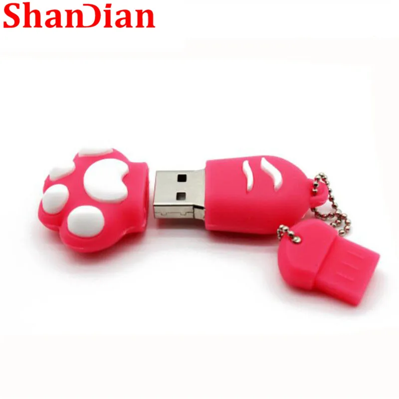 SHANDIAN абсолютно новый кошачий коврик USB 2 0 флеш накопитель карта памяти мультяшный