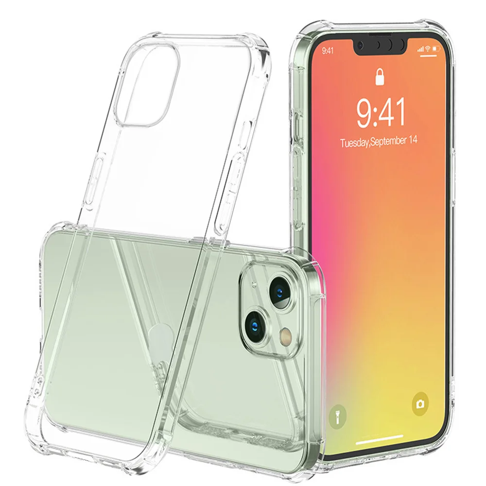 Противоударный чехол с воздушной подушкой для iPhone 13 2021 12 11 Pro Mini Max XS SE 2020 XR X 8 7 5 6 Plus