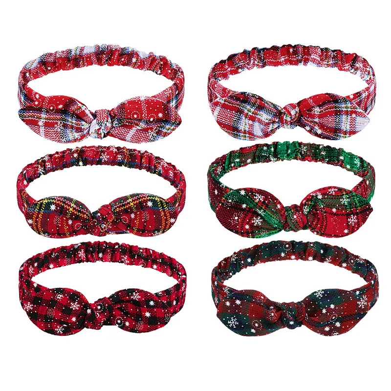 

Новинка, Рождественская повязка на голову, женский эластичный ободок с кроличьими ушами, ювелирная повязка на голову, аксессуары для волос ...