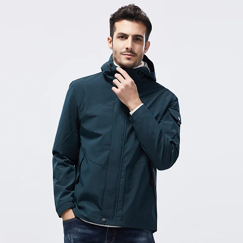 Men's autumn thin windproof coat in large size charge suit mens winter jacket outdoor clothing men Quick Dry Windproof coat men - Цвет: See chart2