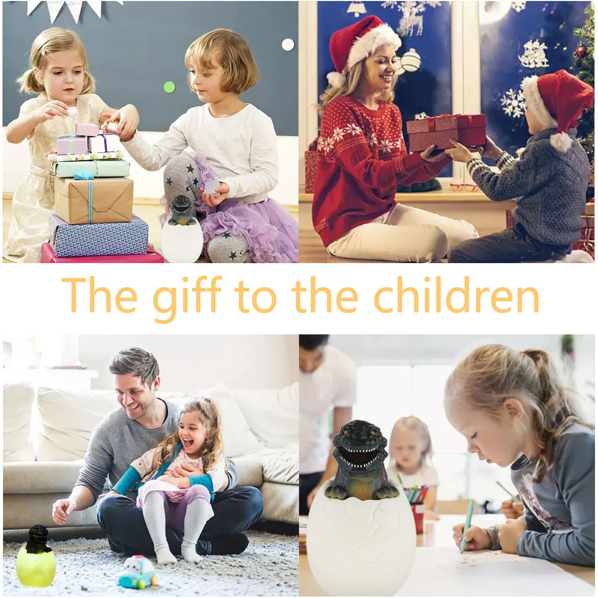 Ночной светильник в виде динозавра лампа для спальни с несколькими пультами