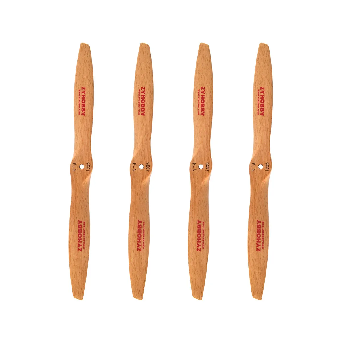 1pc 13*6 Wooden Propeller CW or CCW Tracter Pusher Prop For Fixed Wing RC Airplane Model Aircraft Zyhobby | Игрушки и хобби