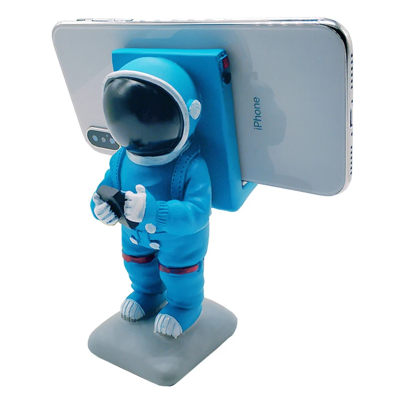 mobile smart phones holder support desk decor for iphone xiaomi huawei samsung classic astronaut spaceman mobile phone bracket free global shipping