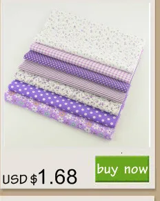 Booksew Telas Mini белый горошек Tissu 7 шт. хлопок стеганая ткань куклы DIY текстиль лоскутное шитье Tecido занавес Stoffen