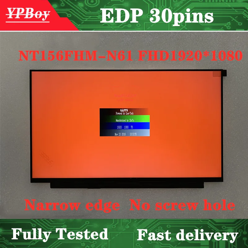 15 6 &quotдля BOE NT156FHM N61 V8.0 ноутбук светодиодный ЖК экран Full FHD 1920*1080 тонкий новый