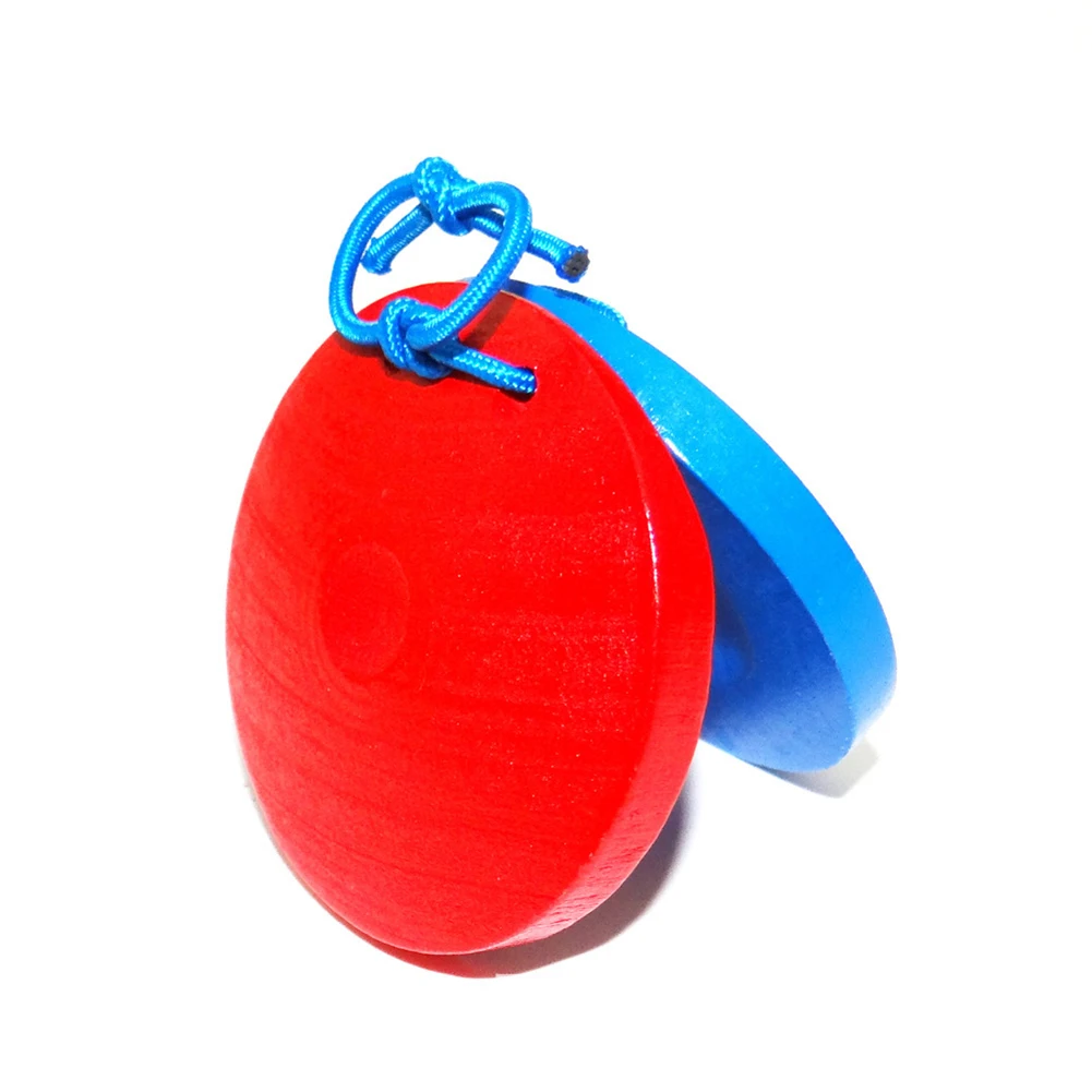 

Kids Child Baby Wooden Popular Castanet Clapper Percussion Musical Instrument Toys Education Kids Toy Gift Music important for