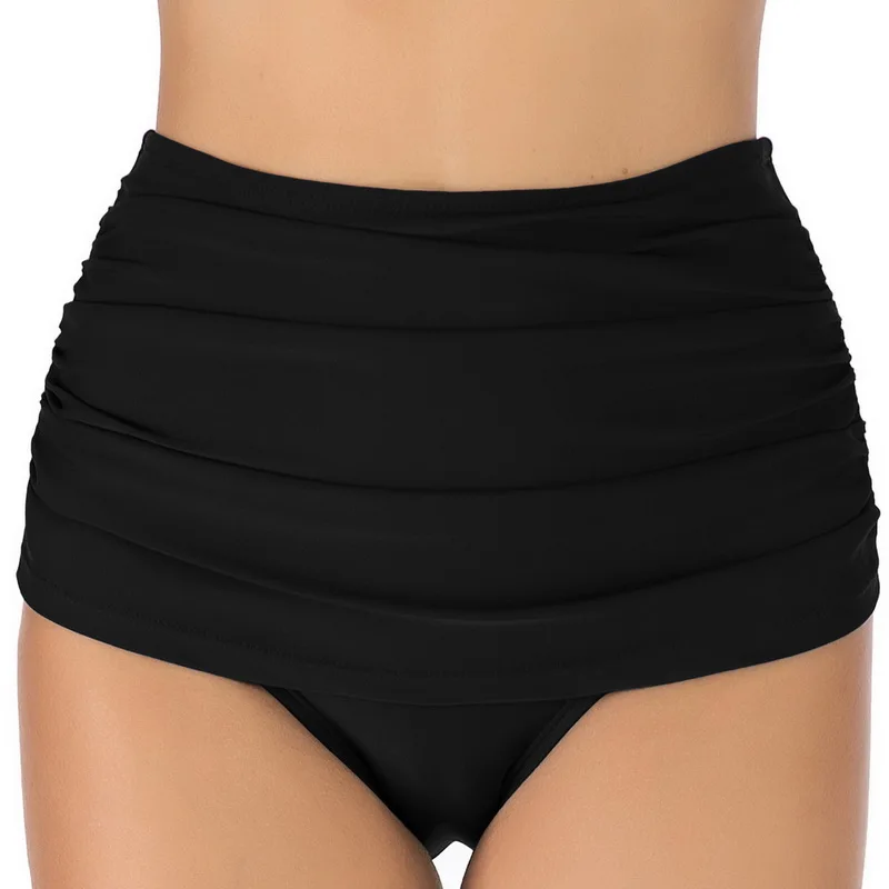 Винтажный купальник бикини с рюшами средняя/высокая талия женский сексуальный