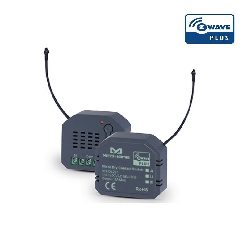 Z-Wave микро сухой контактный выключатель COM NO NC Wire MCO бытовое освещение для