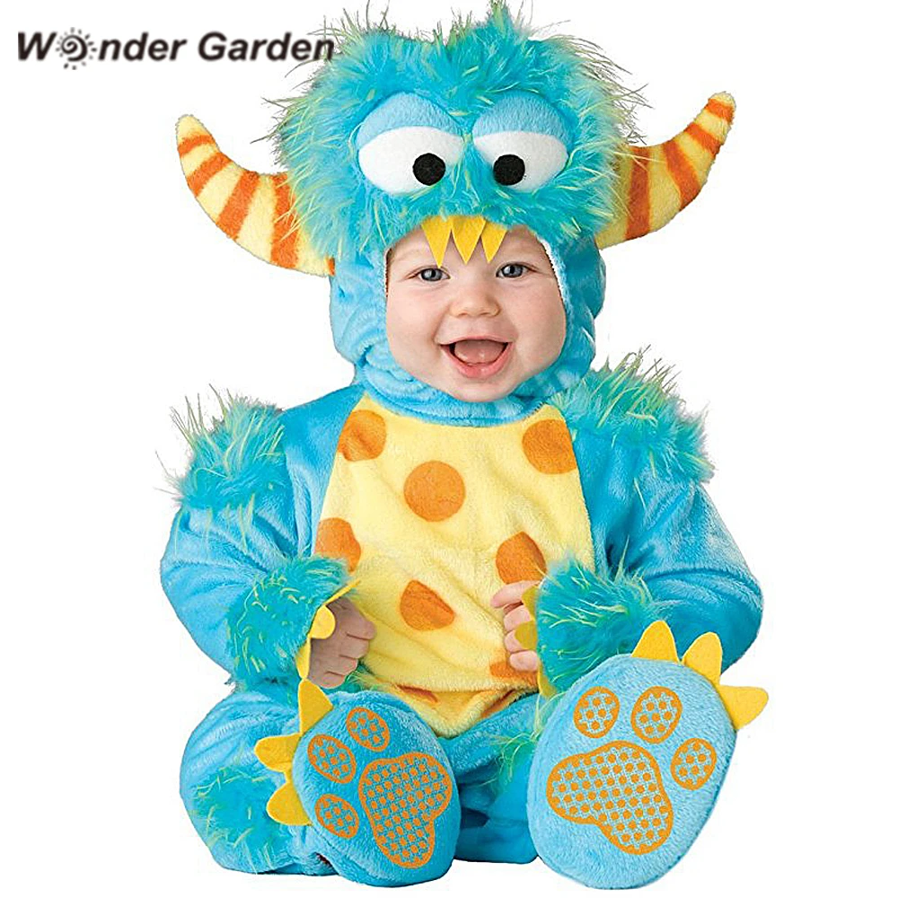 

Wonder Garden Infant Toddler Baby Boys Girls Blue Monster Halloween Cosplay Costume Purim Holiday Costume
