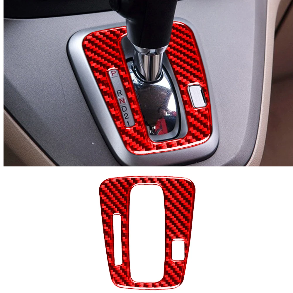 

Декоративная панель переключения передач для Honda CRV 2007 2008 2009 2010 2011, автомобильные аксессуары из углеродного волокна