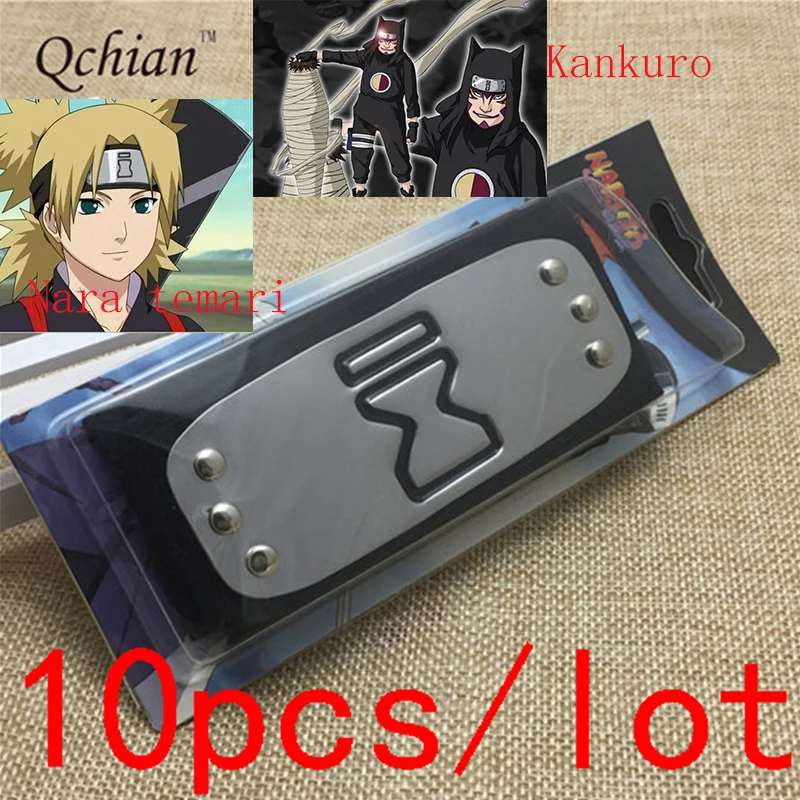 40 шт. 10 шт. 20 шт. аниме повязка Naruto Leaf деревенская Учиха Какаши Сасори Гаара нинцзя алинии косплей подарок костюм аксессуары