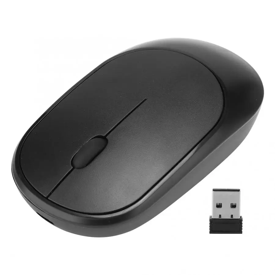 Перезаряжаемая Беспроводная USB 2 4G Бесшумная ультратонкая эргономичная мышь