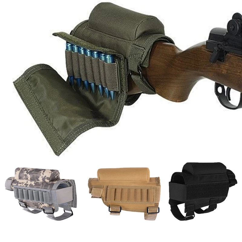 

Тактическая армейская сумка для патронов, подсумок для приклада, подсумок для щек, винтовки, боевых патронов, аксессуары для охоты