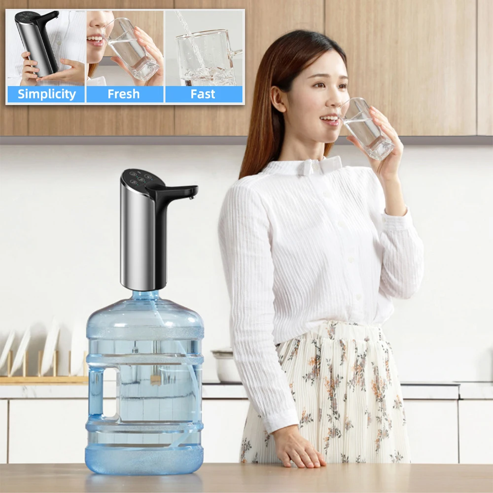 Бытовой автоматический Электрический водяной насос Кнопка диспенсер галлон