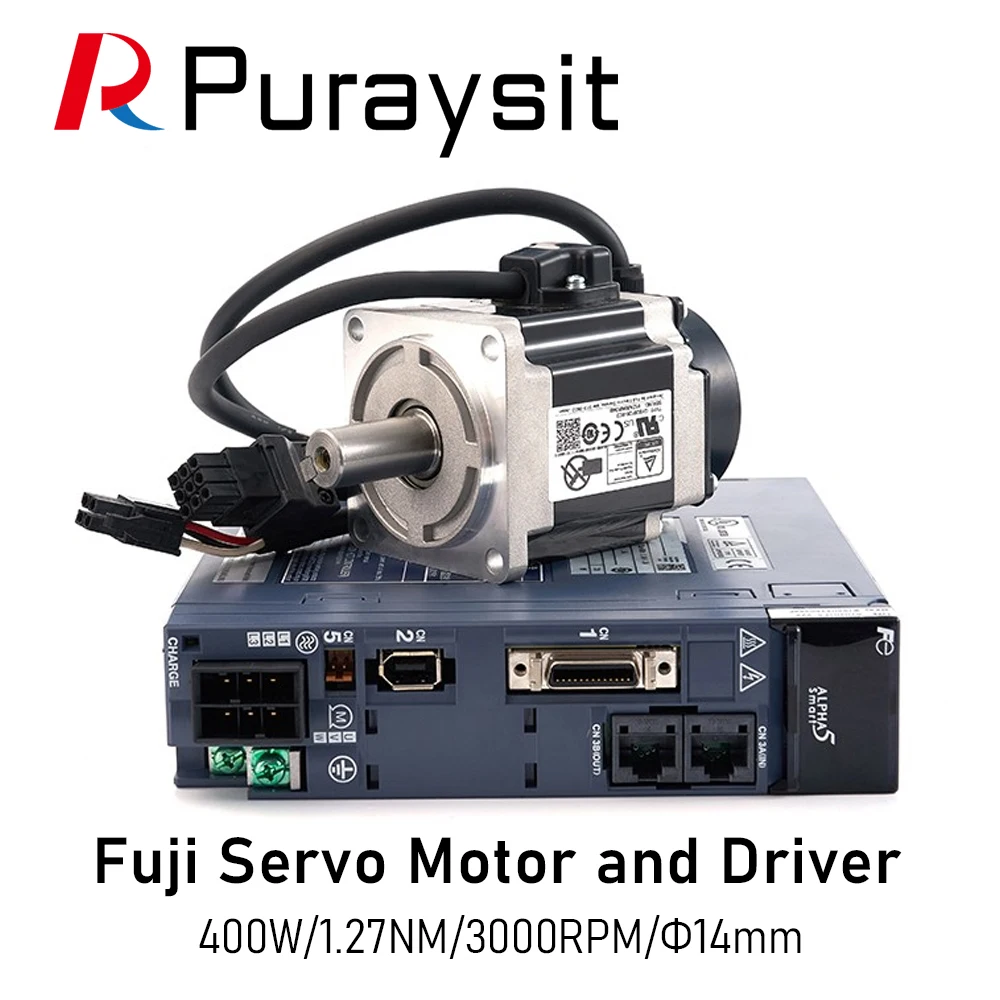 Fuji Servo Motor GYB401D5-RC2 400W 3000 Нм об/мин Диаметр 14 мм и серводвигатель |