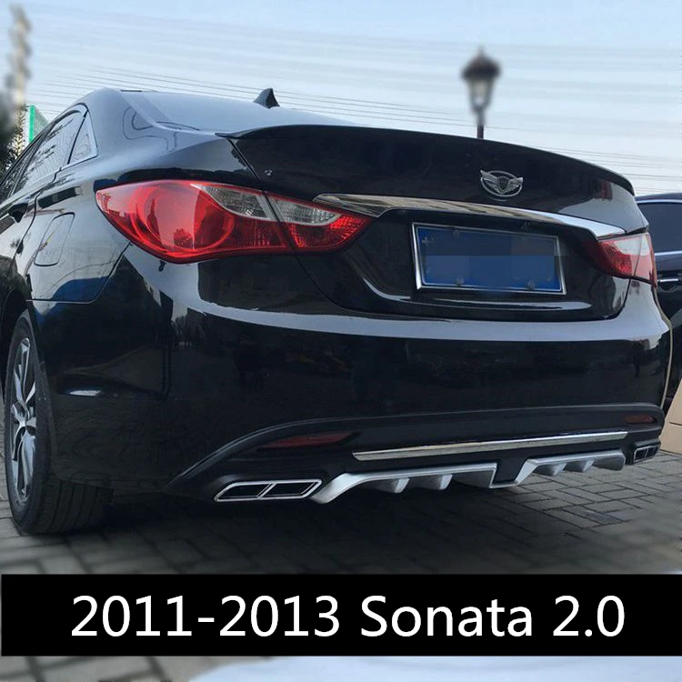 Спойлер для Hyundai Sonata 2011 2013 задний спойлер 8 ABS диффузор переднего бампера защитные