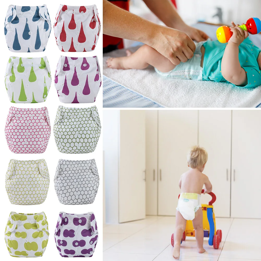 

1pc Baby Training Pants Panties Reusable Cloth Diapers Nappies Washable Nappy for Household Babies Care Accessories
