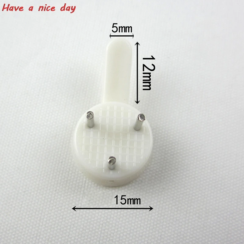 

20PCS White Painting Photo Plastic Invisibl Nail Plastic Hanging Hanger Home Decor Wall Hooks Mount Picture Frame Seamless Nail