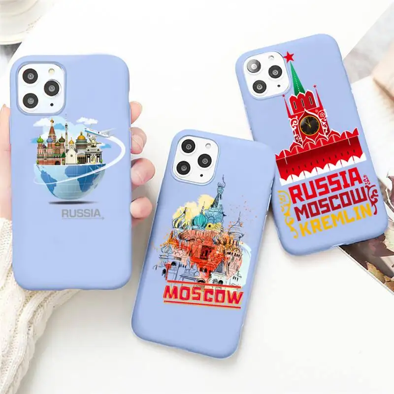 Флаг России Чехол для мобильного телефона IPhone 12 Pro Max 6 6s 7 8 plus XS XR Мини Se 2020 Iphone 11 с
