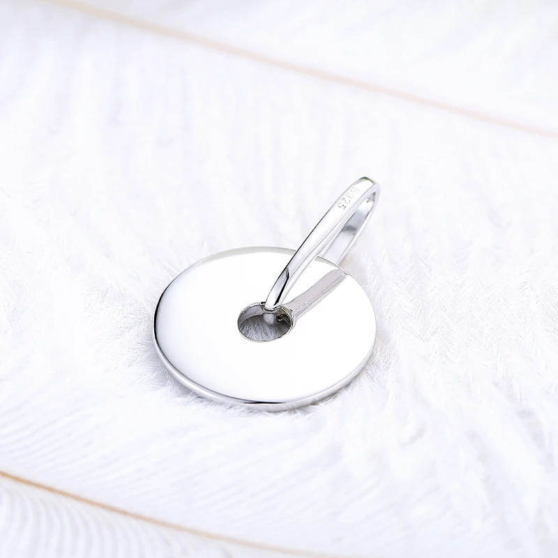 Ювелирные изделия как цветок фламинго для женщин подлинные подвески из