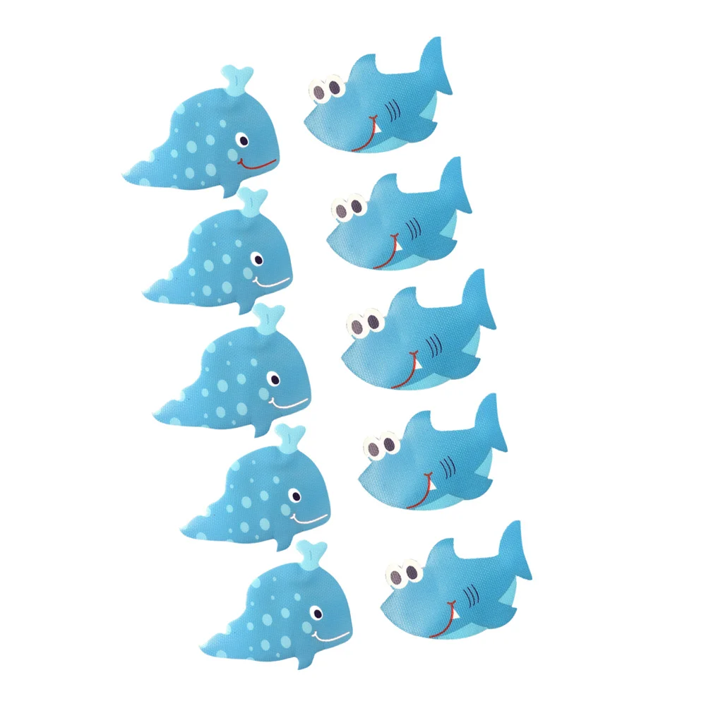 10 шт. Нескользящие наклейки для ванной и душевой кабины | Дом сад