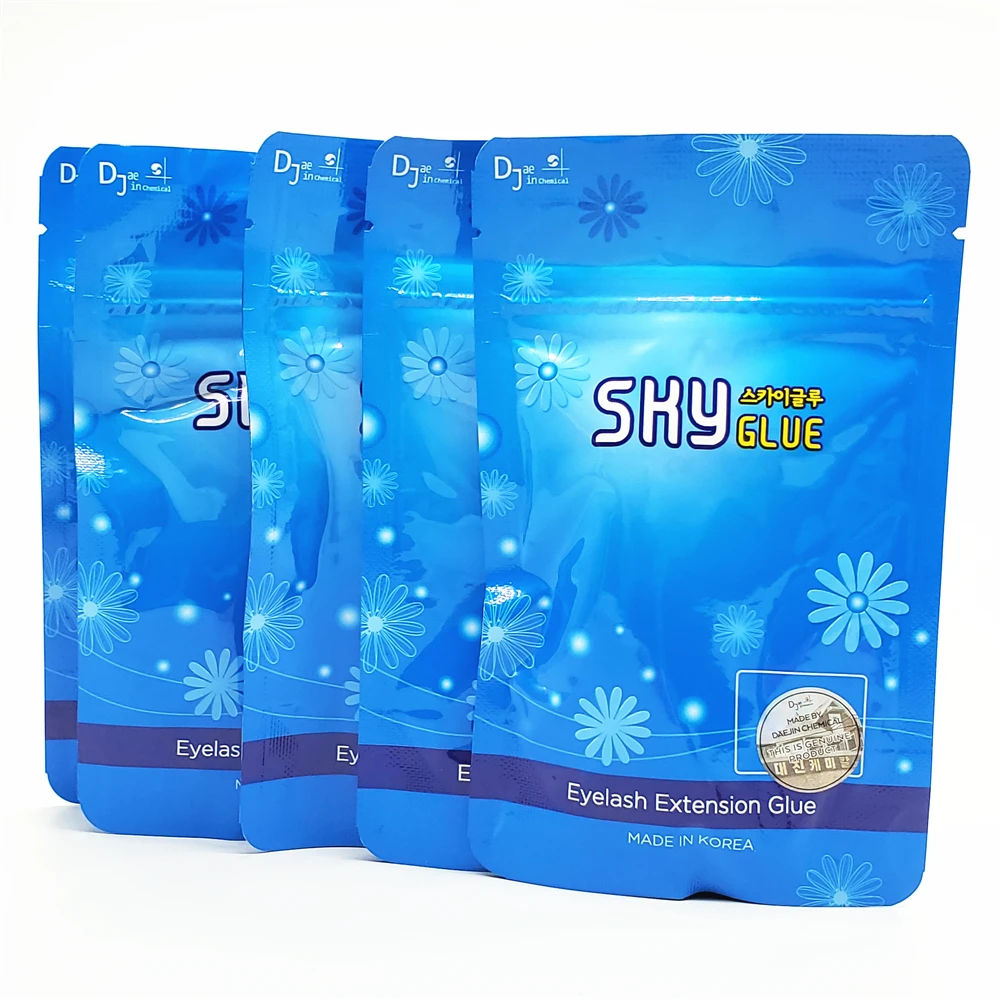 4 бутылки самый быстрый Корея небо клей для наращивания ресниц красная крышка 1 2s