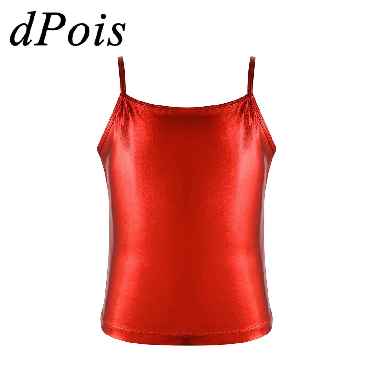 DPOIS/Современная джазовая рубашка для девочек жилет детский Блестящий