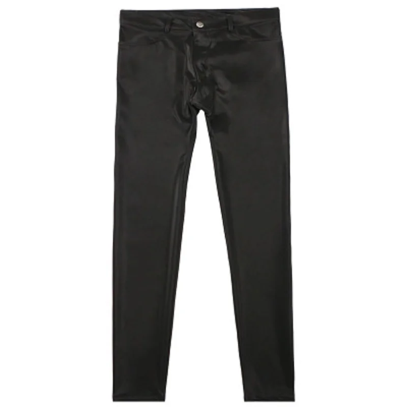 Человек размера плюс повседневные брюки-карандаши ноги узкие штаны для мужчин