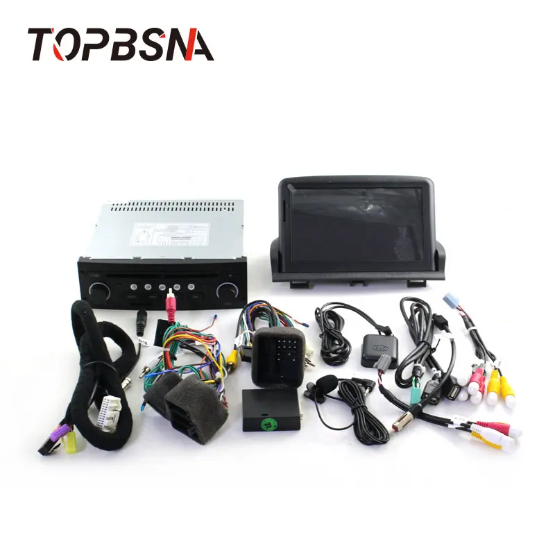 Topsna автомобильный dvd-плеер Android 10 для peugeot 307 2007-2011 gps навигация Мультимедийная лента рекордер 1 din автомагнитола стерео wifi