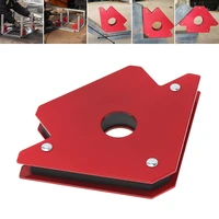 1pc 25lbs welding magnetic holder strong magnet 3 angle arrow locator power soldering locator tool