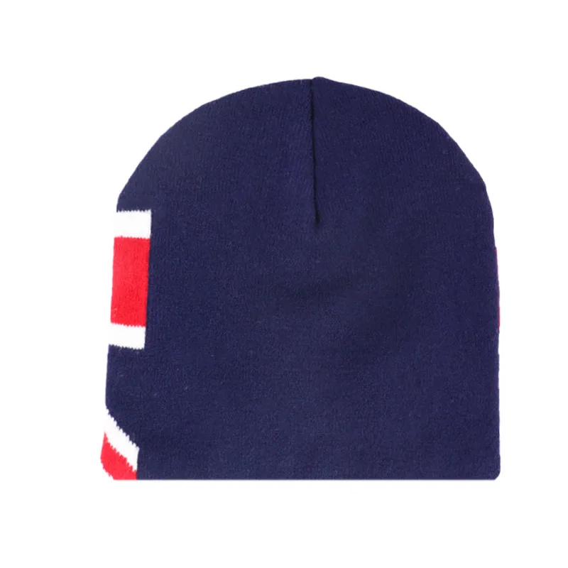 Женская и мужская Осенняя шляпа с флагом модель RX111|knitted cap|beanie hathats for men |
