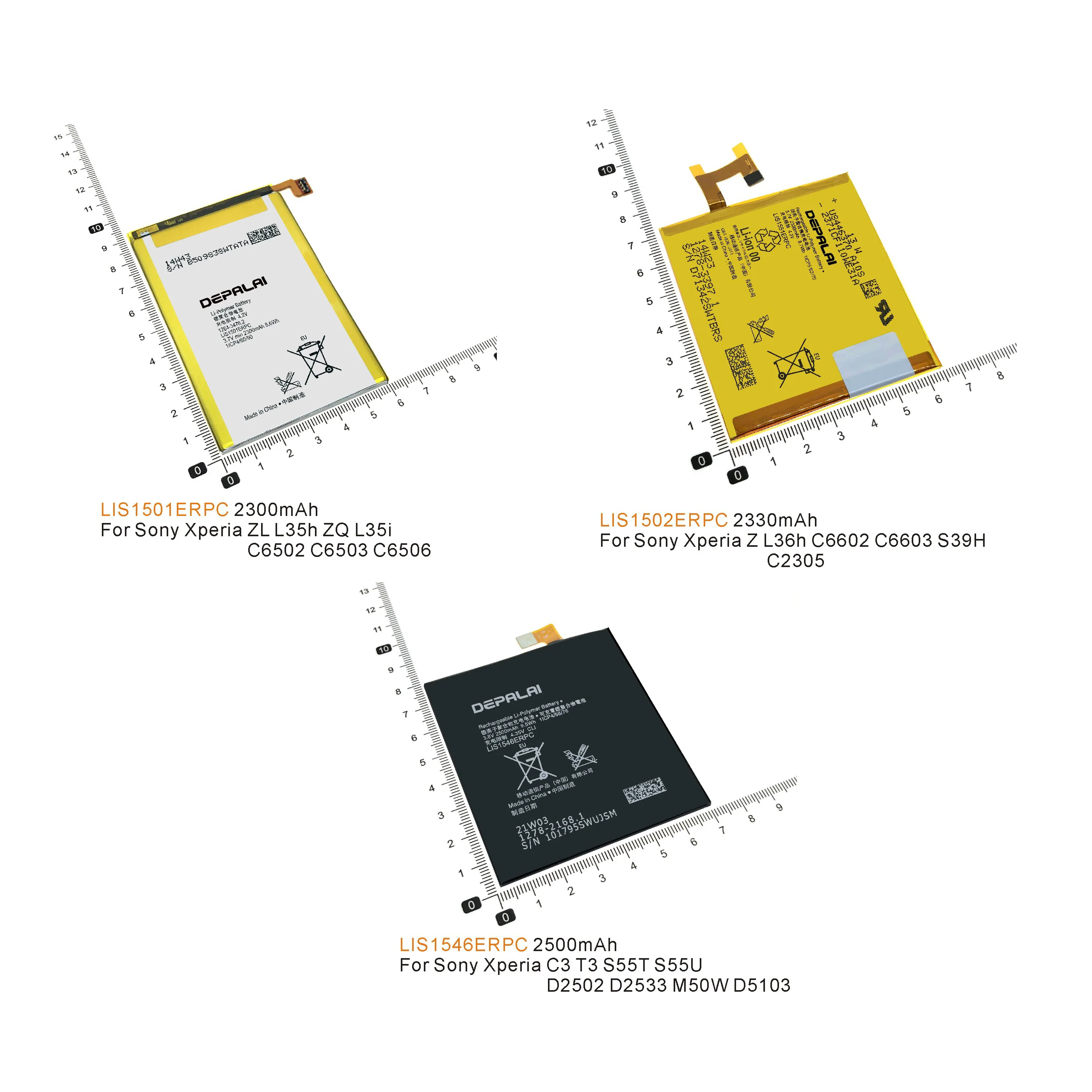

LIS1546ERPC LIS1501ERPC LIS1502ERPC battery For Sony Xperia C3 T3 S55T S55U ZL L35h ZQ L35 C6502 Z L36h C6602 C6603 S39H battery
