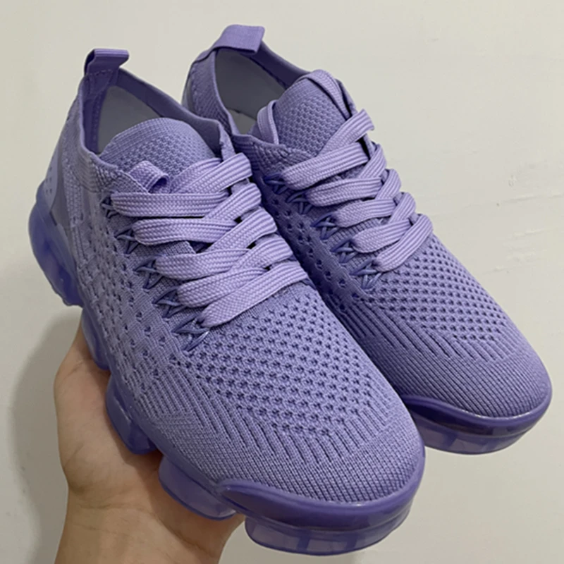 

2022 Size 43 Women Mesh Breathable Sport Sneakers Ladies Casual Light Outdoor Shoes Female Platform Running Walking Shoes