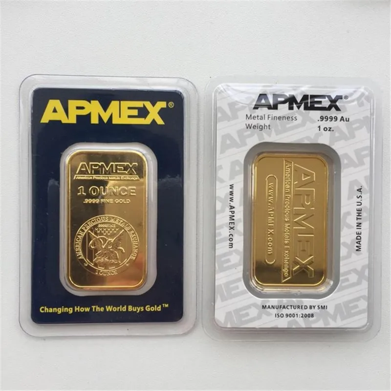 

APMEX EBay Немагнитный Перт Золотой мятный Золотой Цвет Бар Золотой бар Реплика