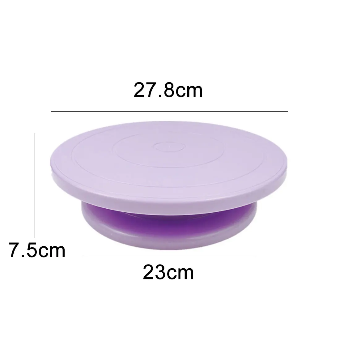 1 шт. пластиковые Кухонные гаджеты для торта 28 см подставка украшения поворотного