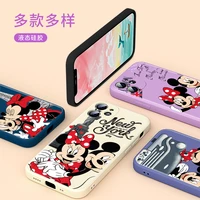 mickey mouse in london for apple iphone 13 12 mini 11 pro xs max xr x 8 7 6s se plus liquid silicone soft cover phone case