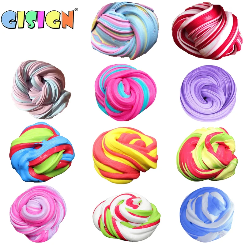 30 г пушистый слизь игрушки шпатлевка мягкий цвет глиняный светильник playdout Lizun