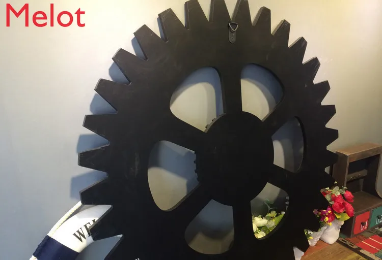 

Retro Decor Wall Mural Decoration Industry Wind Gear Pendant LOFT Old Bar Personality Mural Decoration Coffee Shop Old Furniture