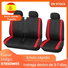 1+2 Red Seat Covers Car Seat Cover for Transporter For Renault Master 3 For jumpy from 2008 to 2016 For 2004 Renault Master 2