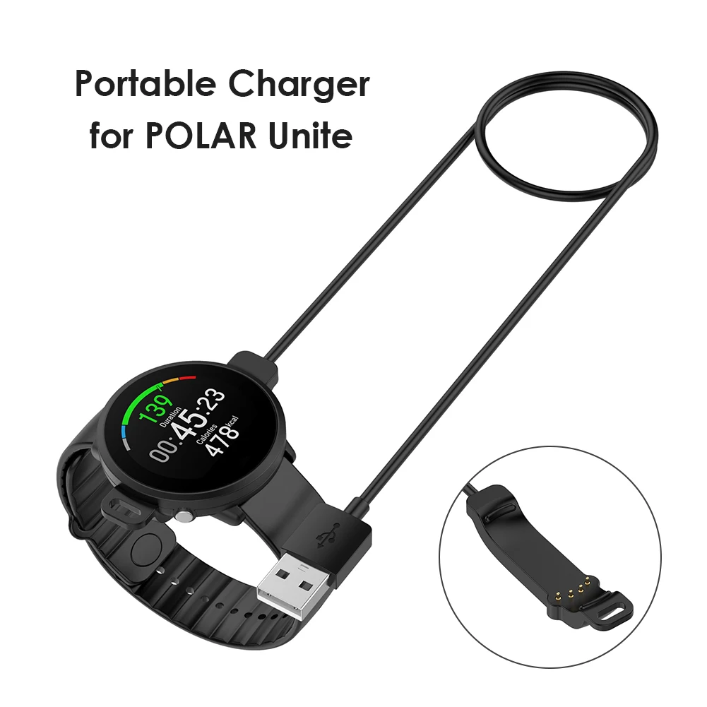 

Charging Cable Wristbands Charger Universal Smart Watch Cord Fashionable Dial Wristwatch Present for POLAR Unite